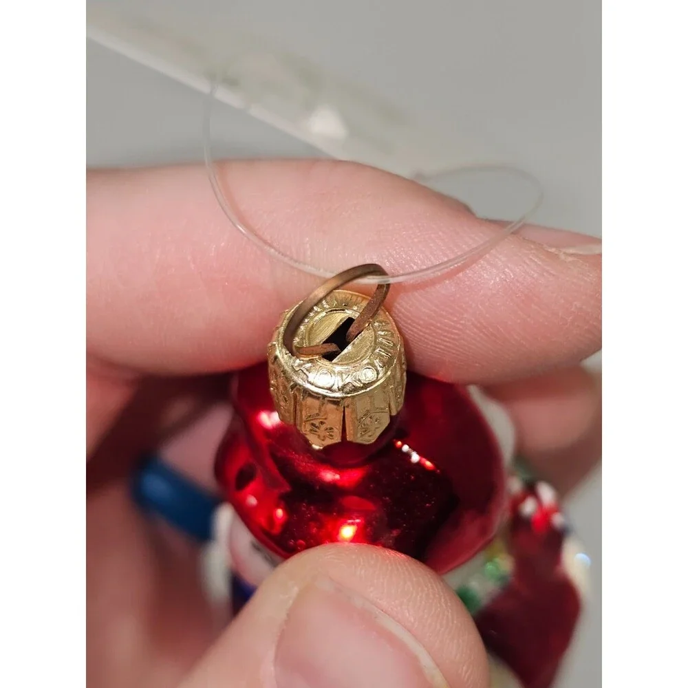 NEW VTG‎ Christopher Radko Cool Couple Gem 99-961-0 Blown Glass Ornament Holiday